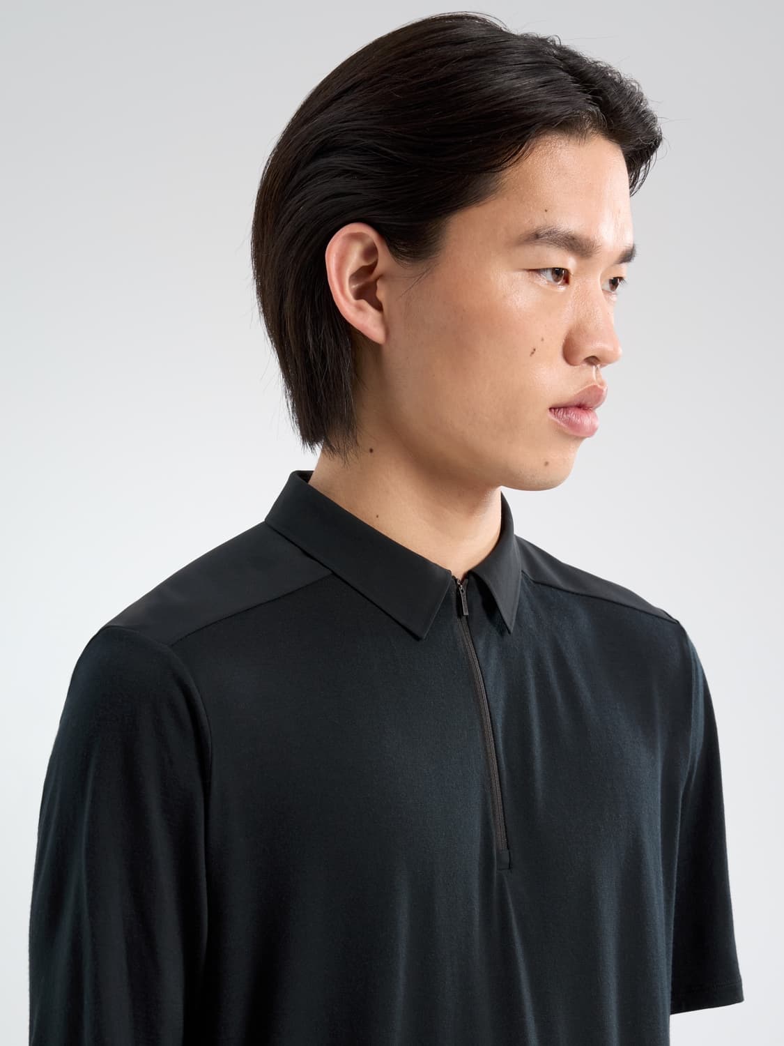 [M] 베일런스 프레임 SS 폴로 셔츠 블랙 상품이미지5