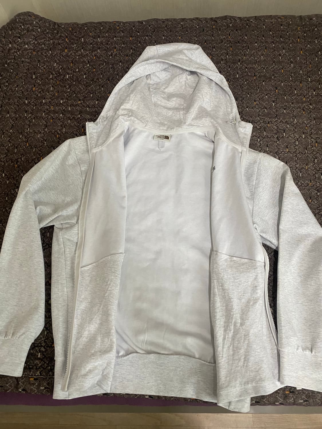 노스페이스 후드집업 L(100) 회색 상품이미지3