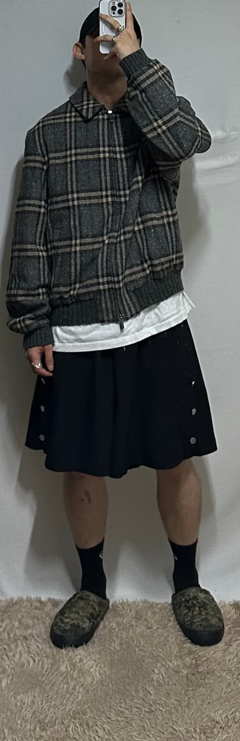 버버리 체크 블루종 상품이미지5