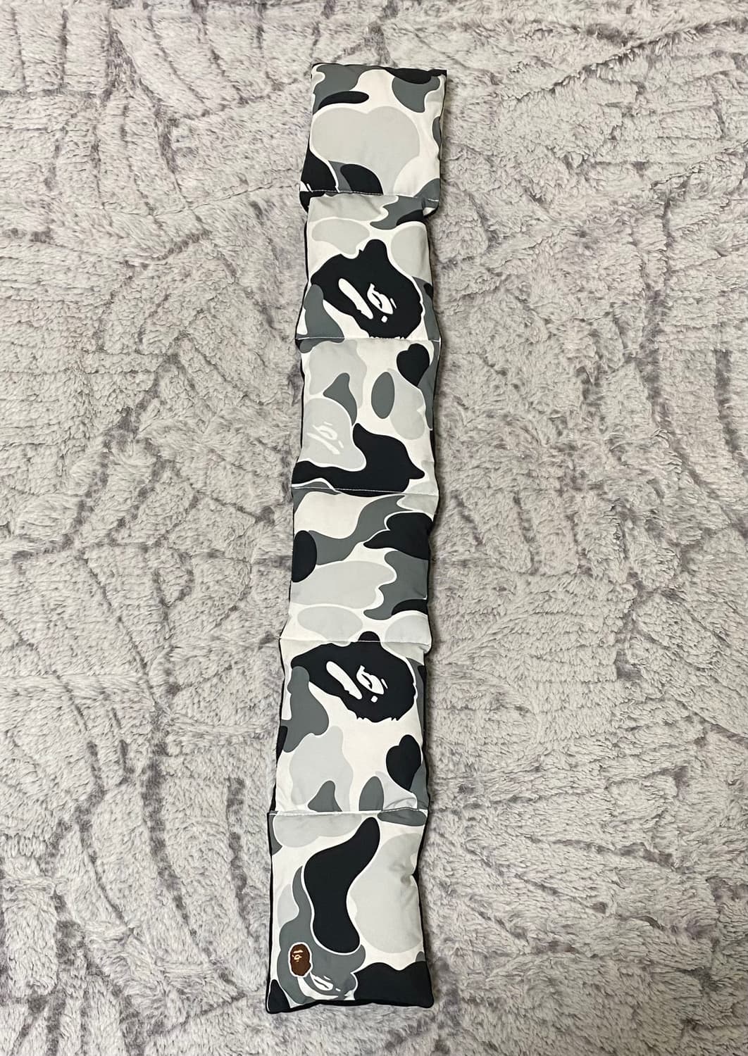 [OS] 베이프 ABC 카모 포켓 플리스 머플러 그레이 상품이미지3