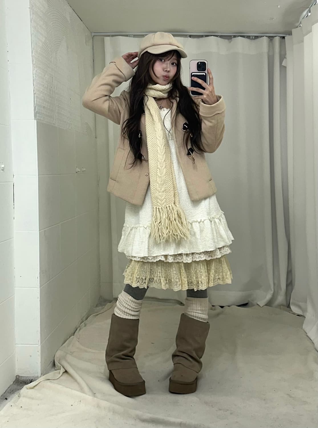 리즈리사 원피스 아이보리 히메 코디세트 상품이미지2