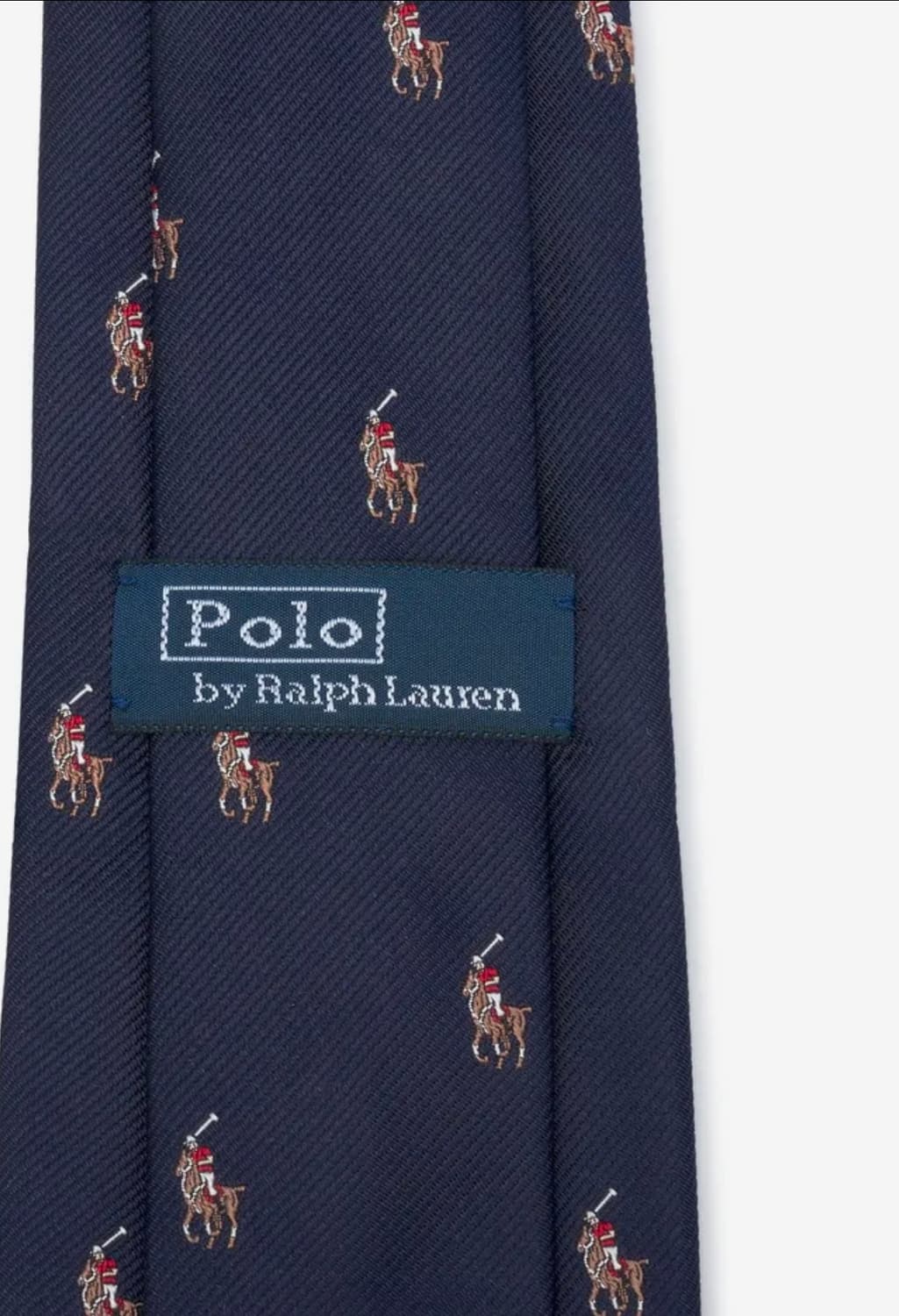 폴로 포니 실크 타이 - 네이비 상품이미지6
