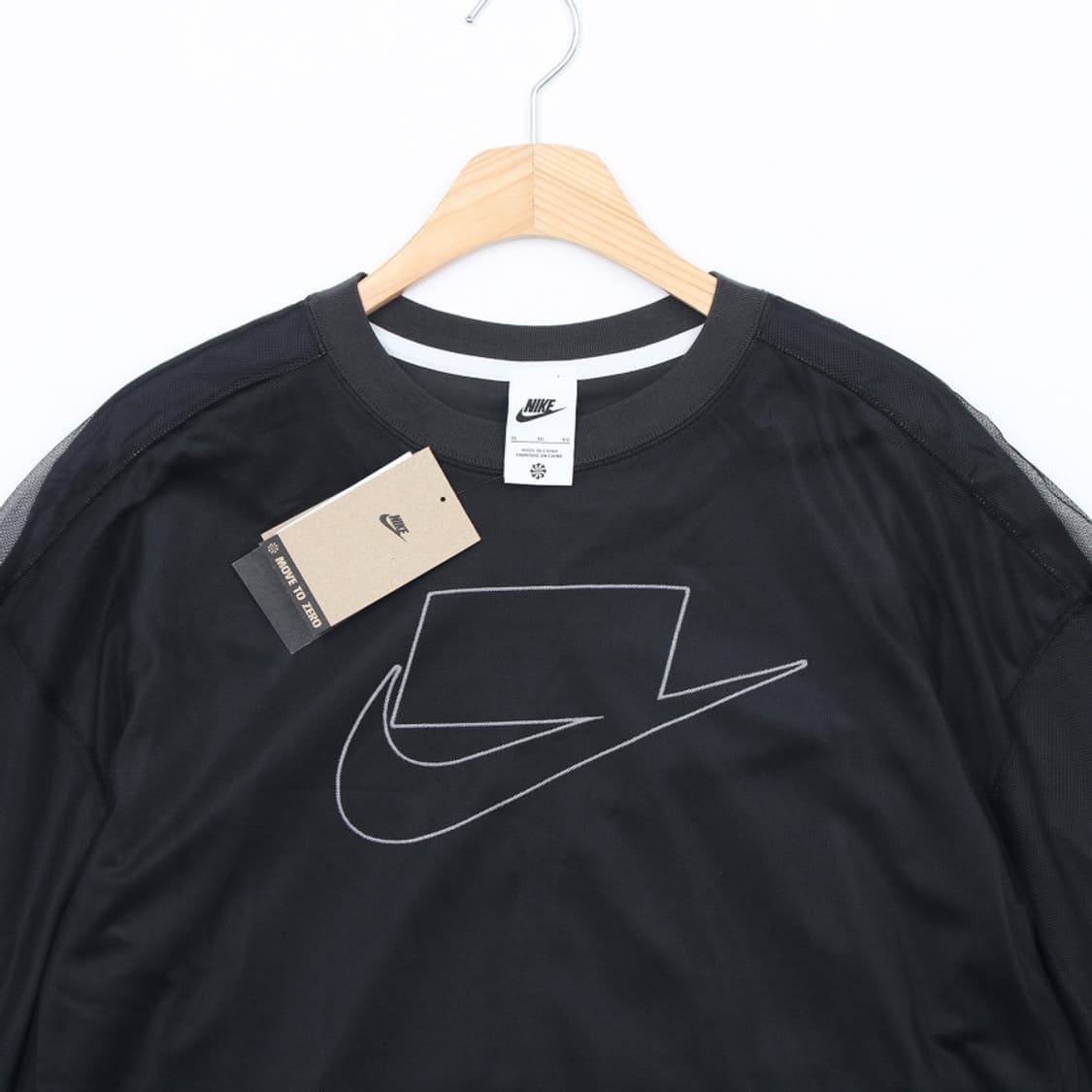 나이키 시스루 레이어드 반팔 티셔츠 상품이미지2