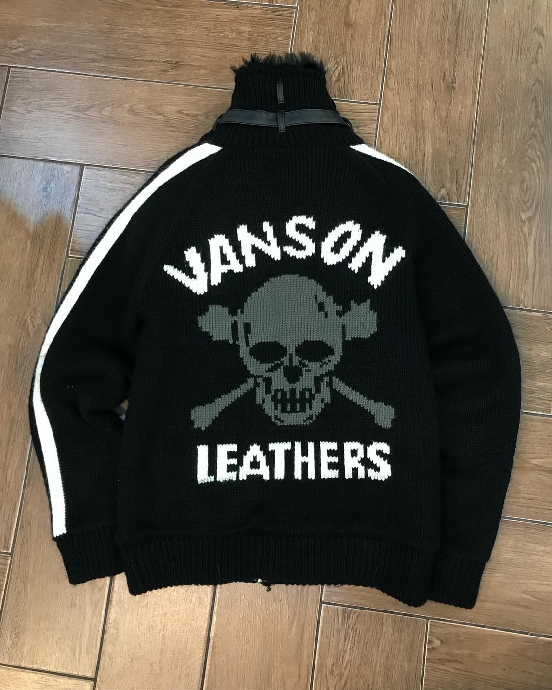 Vanson Skull Cowichan Sweater 상품이미지7