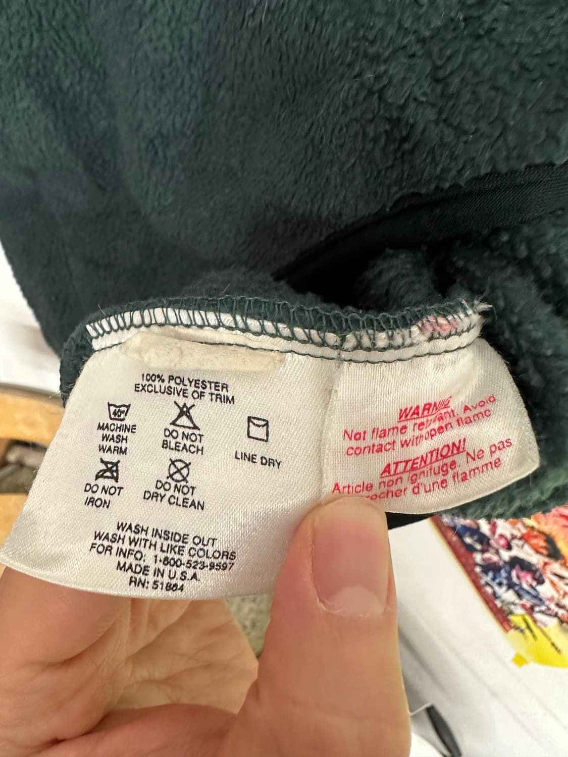 90‘s 파타고니아 신칠라 스냅티 ’딥그린/네이비‘ 상품이미지6