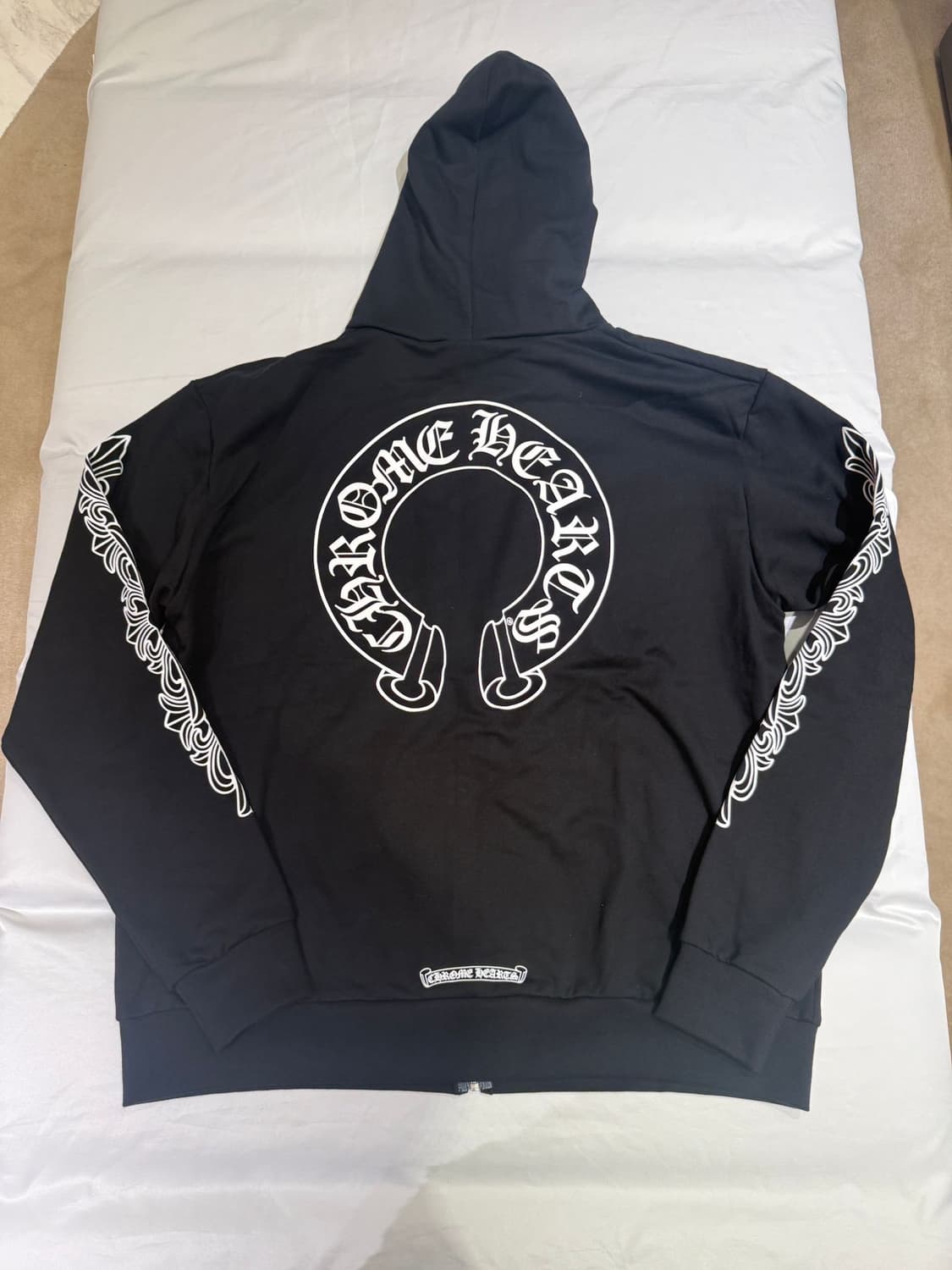 크롬하츠 홀스슈 플로럴 플리스 후디 L 상품이미지8