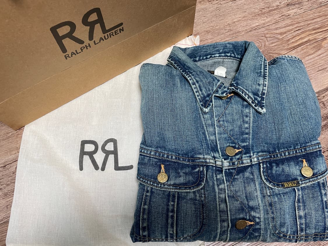 rrl 더블알엘 인디고 데님 재킷 자켓 L 상품이미지1