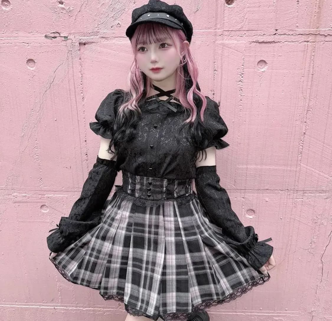 Avail majoretty 아베일 마죠리티 마키쨩 셋업 블라우스 스커트 상품이미지1