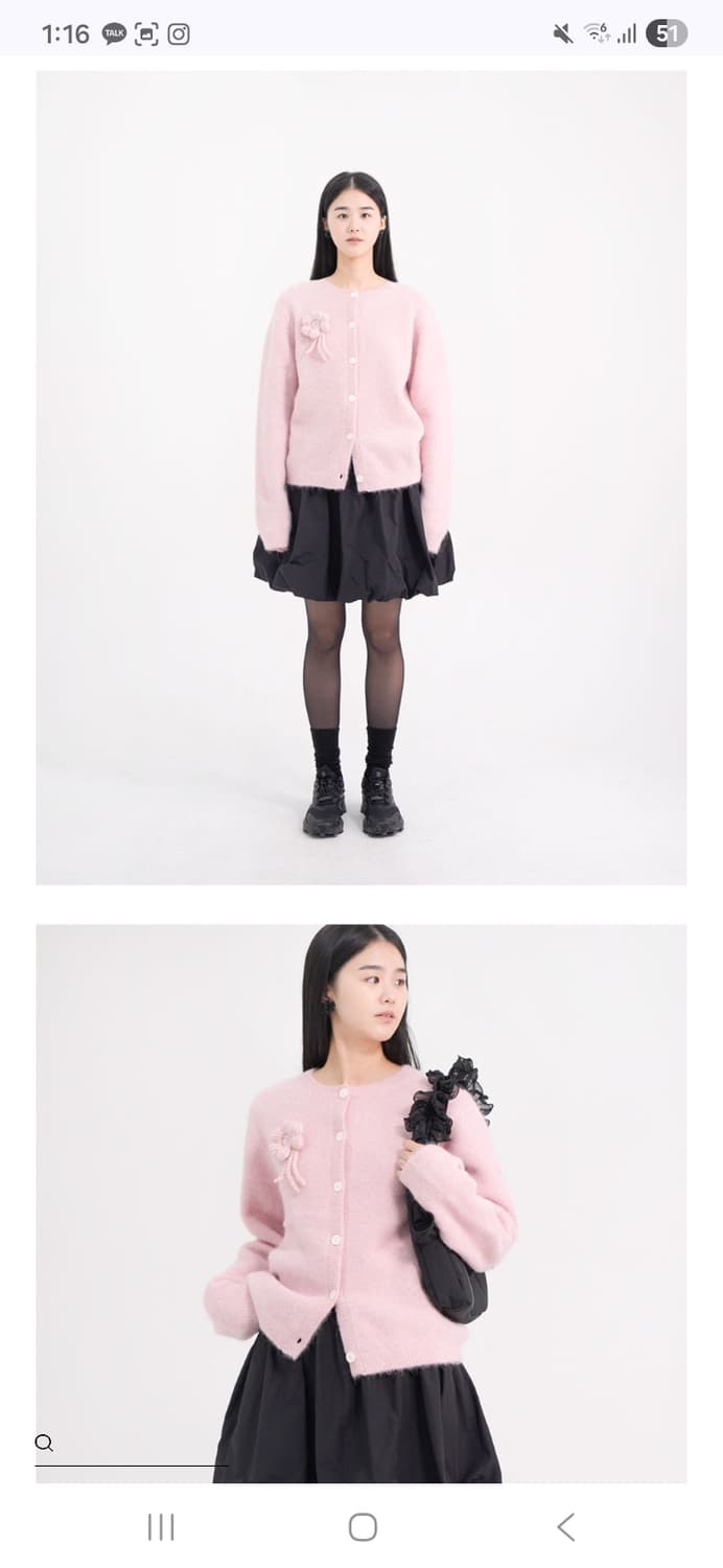 유노이아 알파카 가디건  상품이미지2