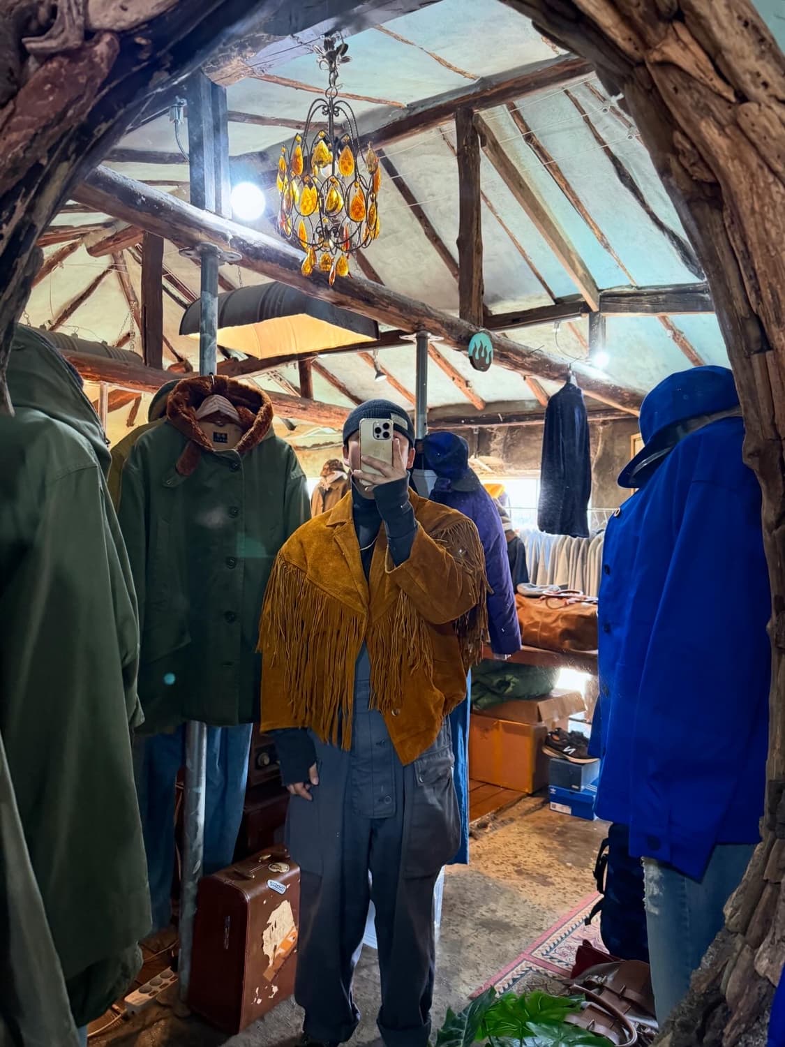 Vintage Suede Fringe Jacket  상품이미지8