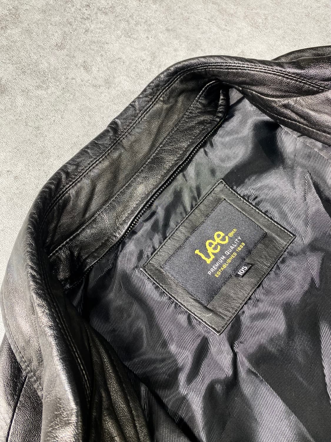 [105] 90s Lee 양가죽 싱글 레더 자켓 상품이미지6