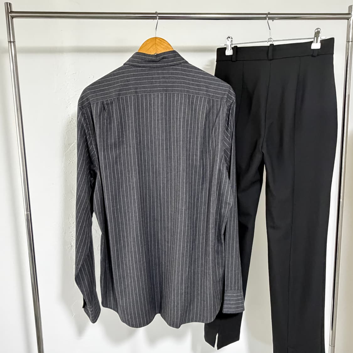 [27] 앤아더스토리즈 부츠컷 슬랙스 블랙 상품이미지4