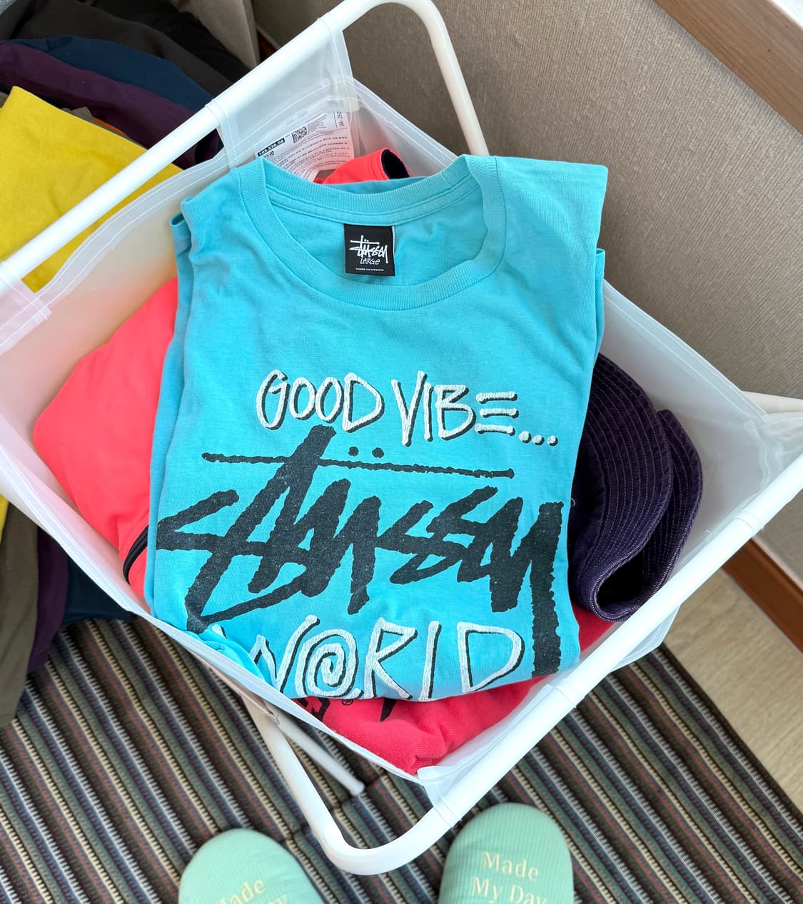 00s 올드 스투시 트라이브 반팔 티셔츠 상품이미지1