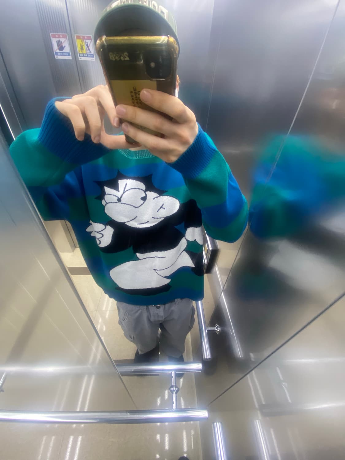 [34] 02 올드 슈프림 헤링본 카고 팬츠 상품이미지8