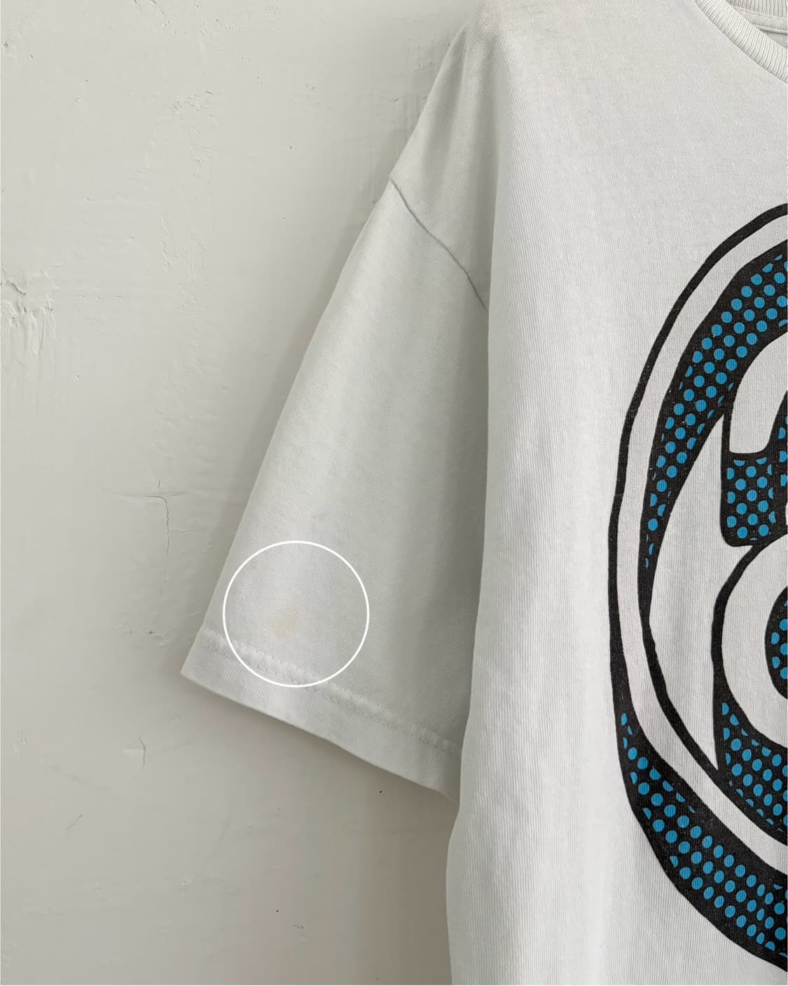 Stussy 스투시 화이트컬러 인터내셔널 로고 티셔츠 상품이미지4