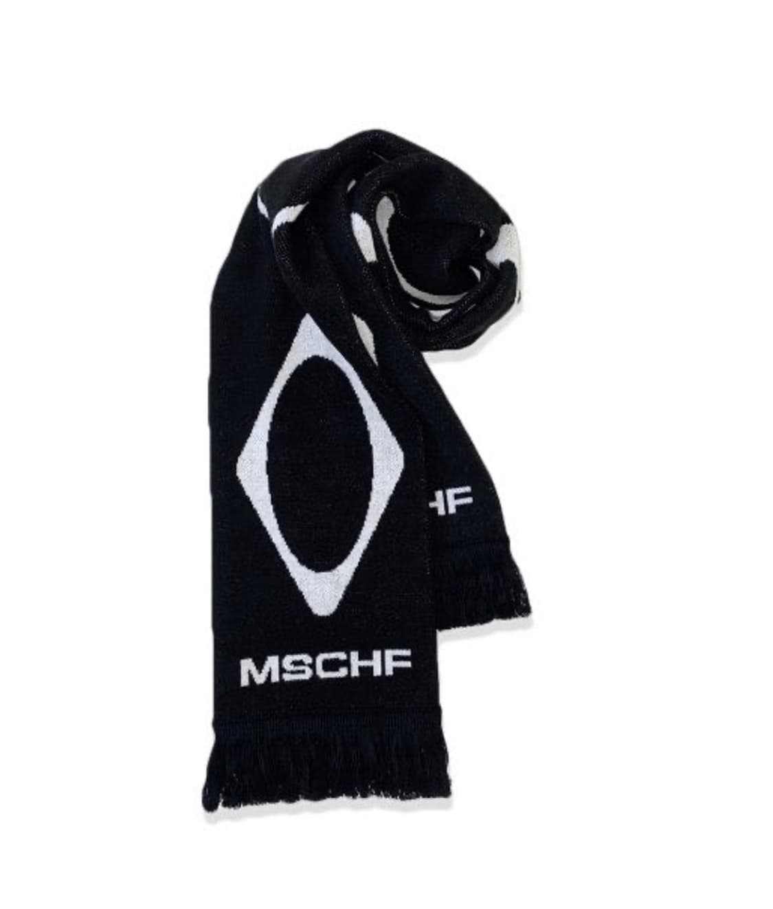 (새상품) 미스치프 롬버스 머플러 블랙 상품이미지1