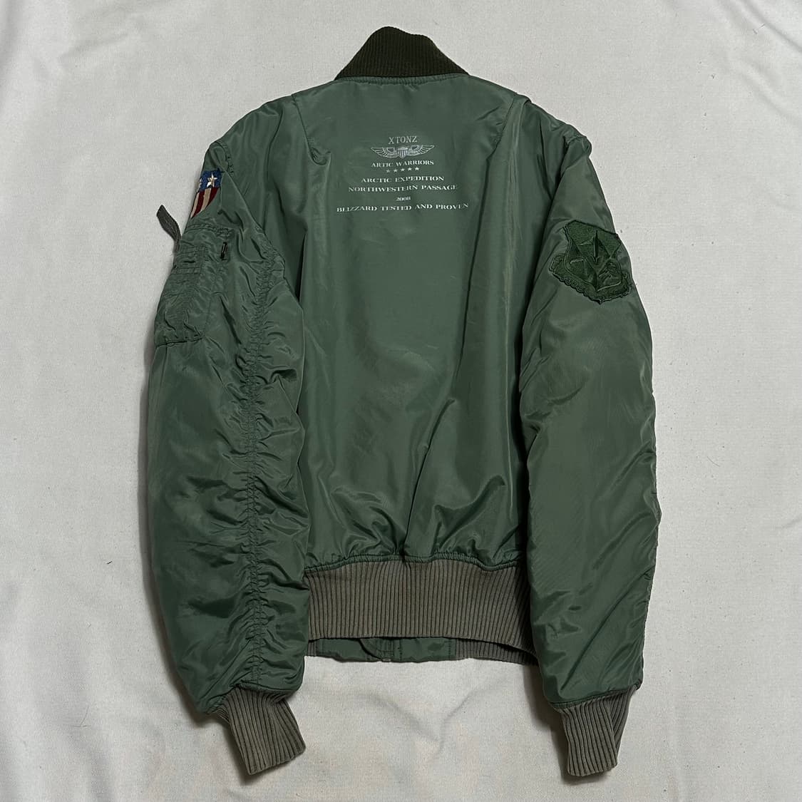 L 엑스스톤 US ARMY 항공점퍼 상품이미지3