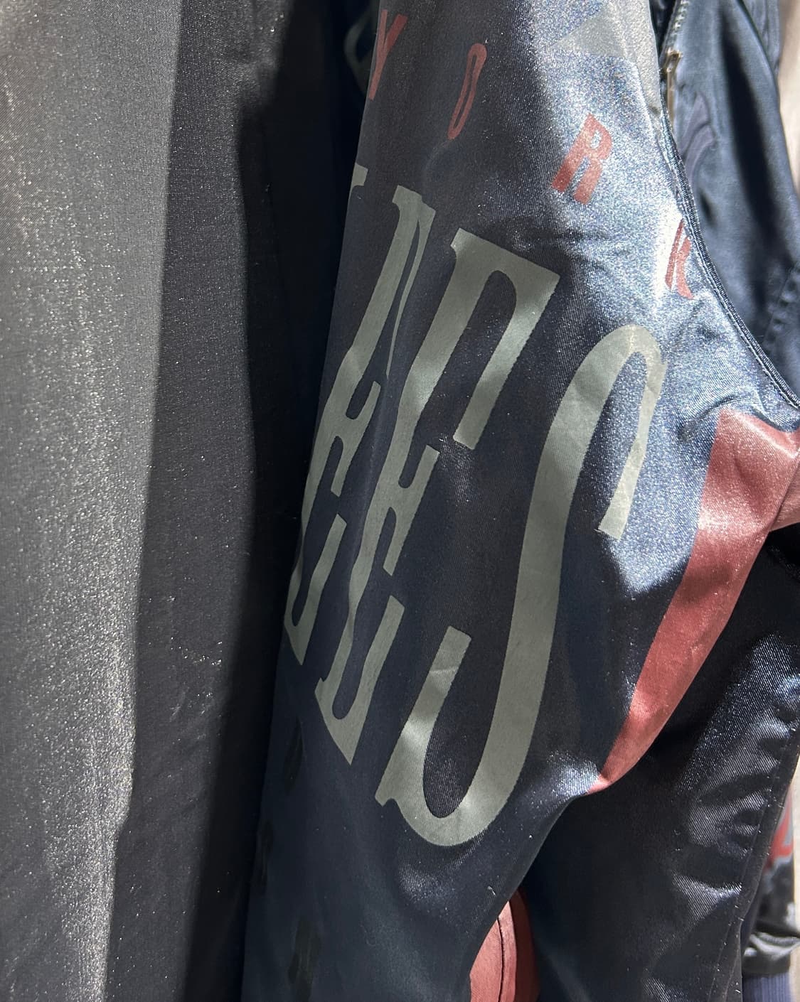 L MLB 뉴욕양키스 사틴 나일론 후드집업 상품이미지5