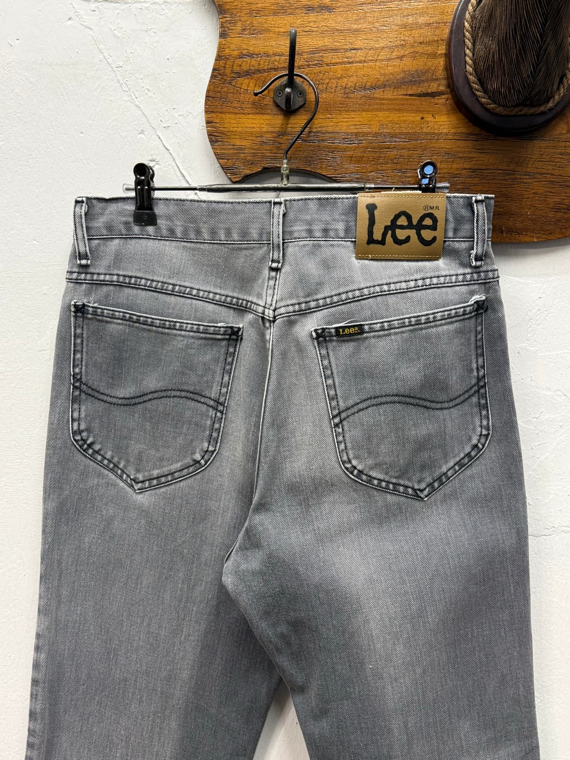 Japan Lee Straight Grey Denim Pants 상품이미지2
