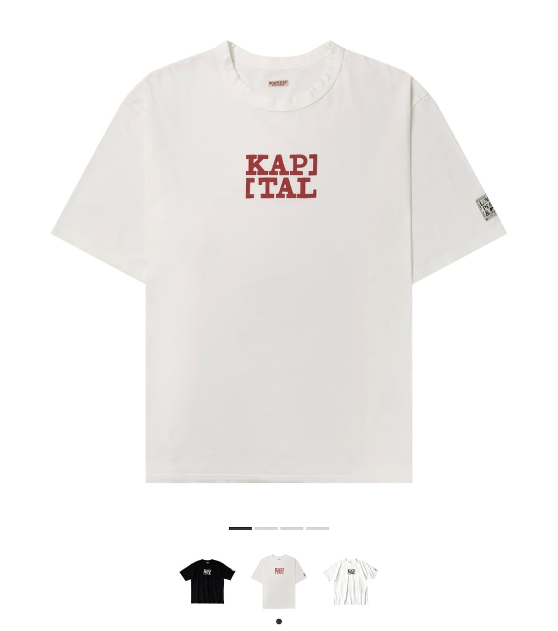 캐피탈 루키 크루넥 반팔 티셔츠 M 상품이미지1