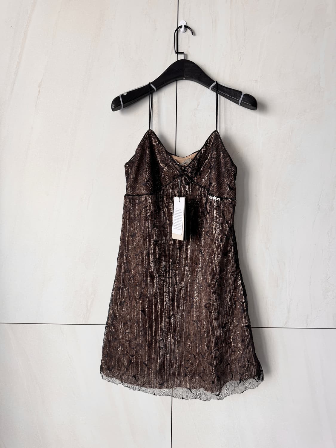 텍있는새상품 이태리 브랜드 Koralline 끈나시 원피스 XS(44,5 상품이미지1