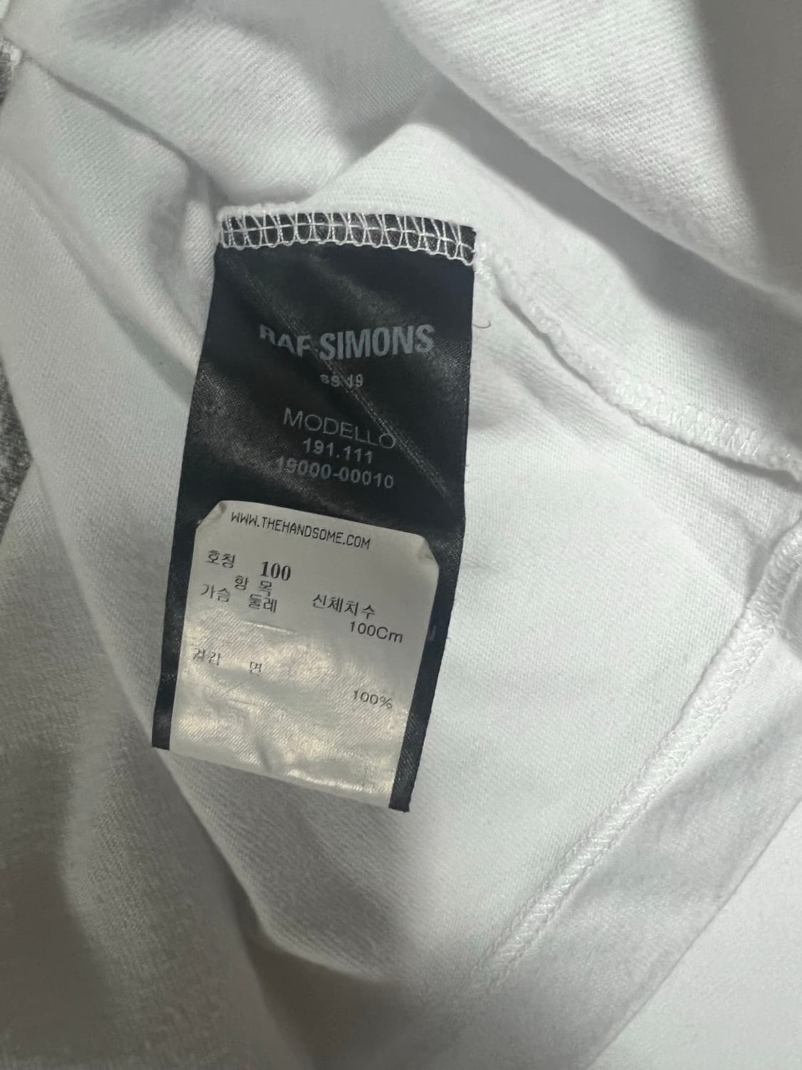 Raf Simons 그래픽 티셔츠 L 판매 상품이미지5