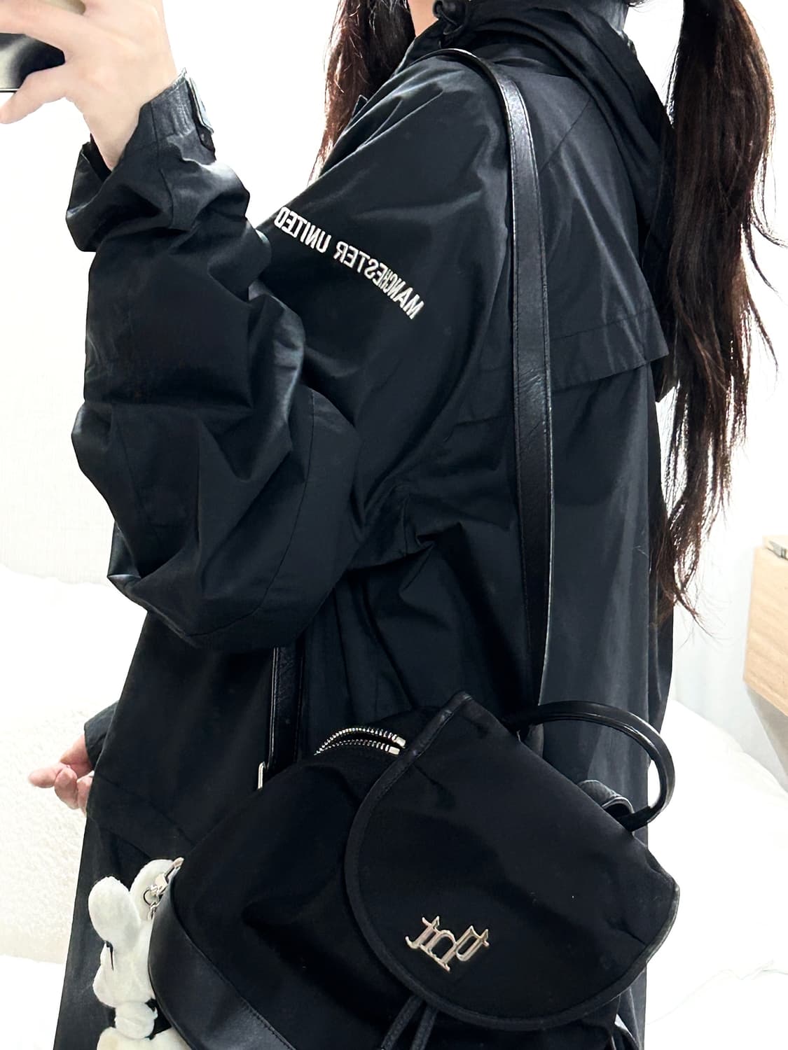 나이키 맨유 블랙 투웨이 바람막이 상품이미지3