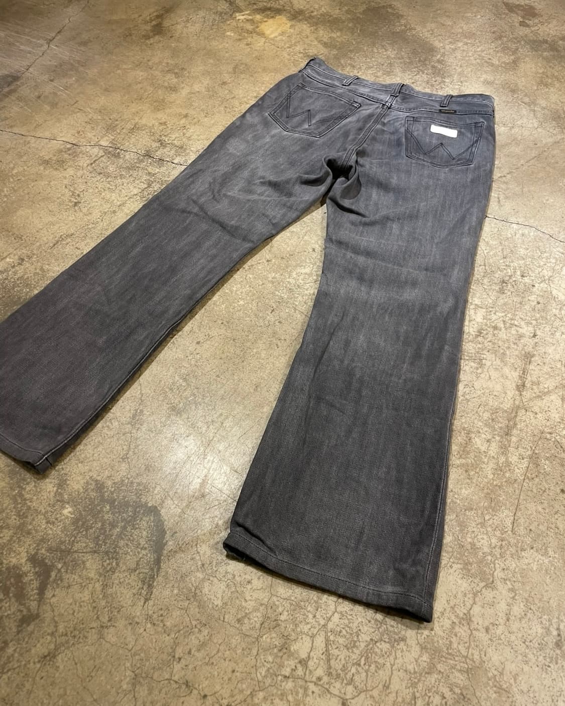 Wrangler wo377 그레이 플레어 데님 팬츠 상품이미지3