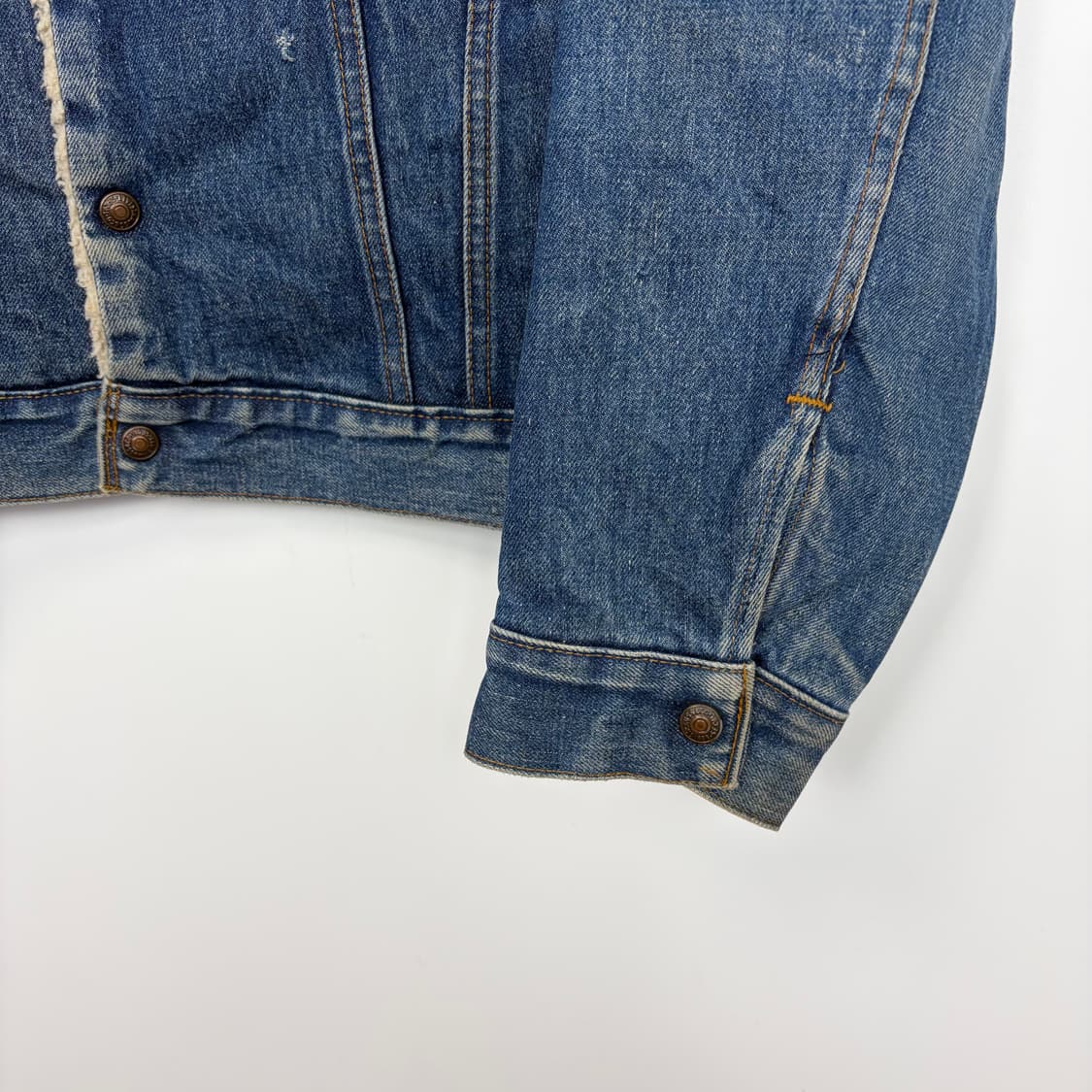 70s 리바이스 데님 셰르파 쉐르파 트러커 자켓 상품이미지7