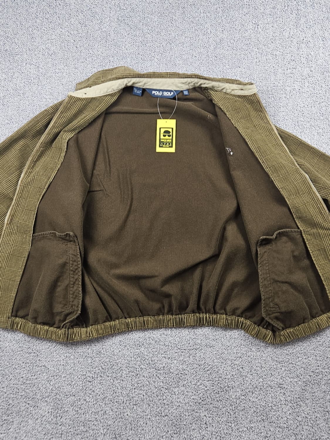 폴로 골프 체크 코듀로이 블루종 ( 2XL ) / 9762 상품이미지10