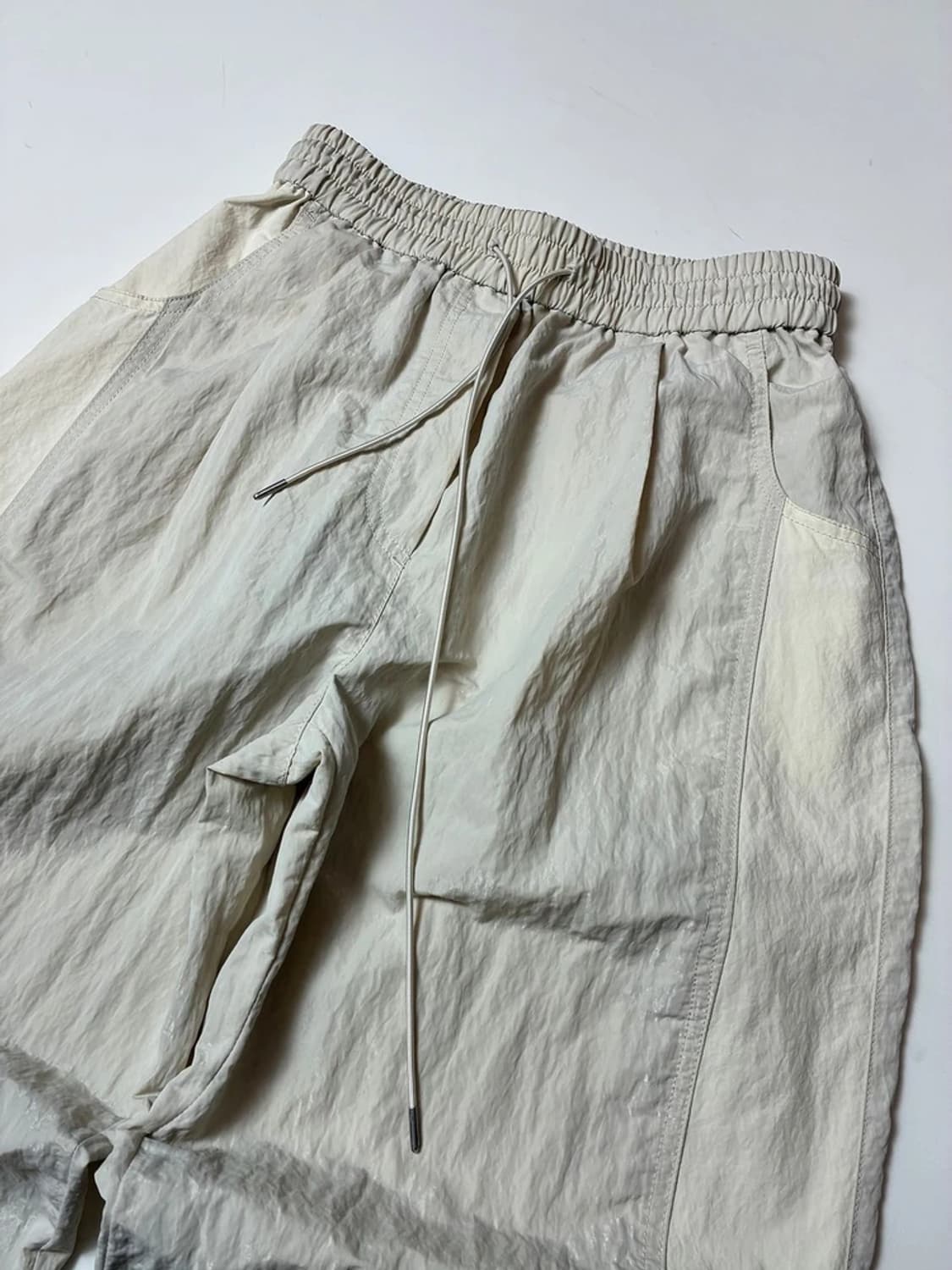 인사일런스 언발란스 배색 나일론 팬츠 PN9415 상품이미지2