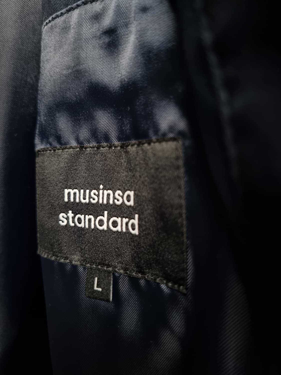 무신사스탠다드 네이비 헤링턴 G9 자켓 105사이즈 상품이미지4