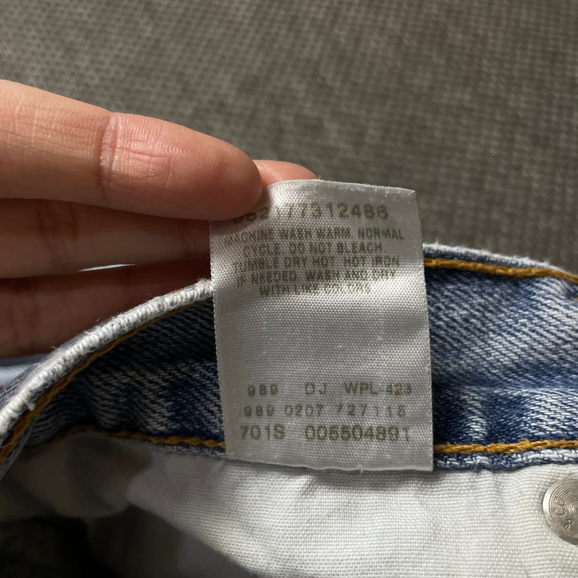 (36) 리바이스 550 36X32 연청 데님 팬츠 릴렉스드핏 상품이미지6