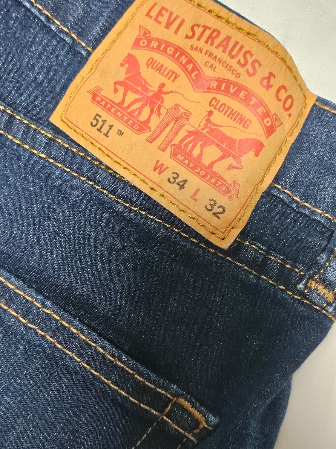 리바이스 511 데님 팬츠 32-34 상품이미지6