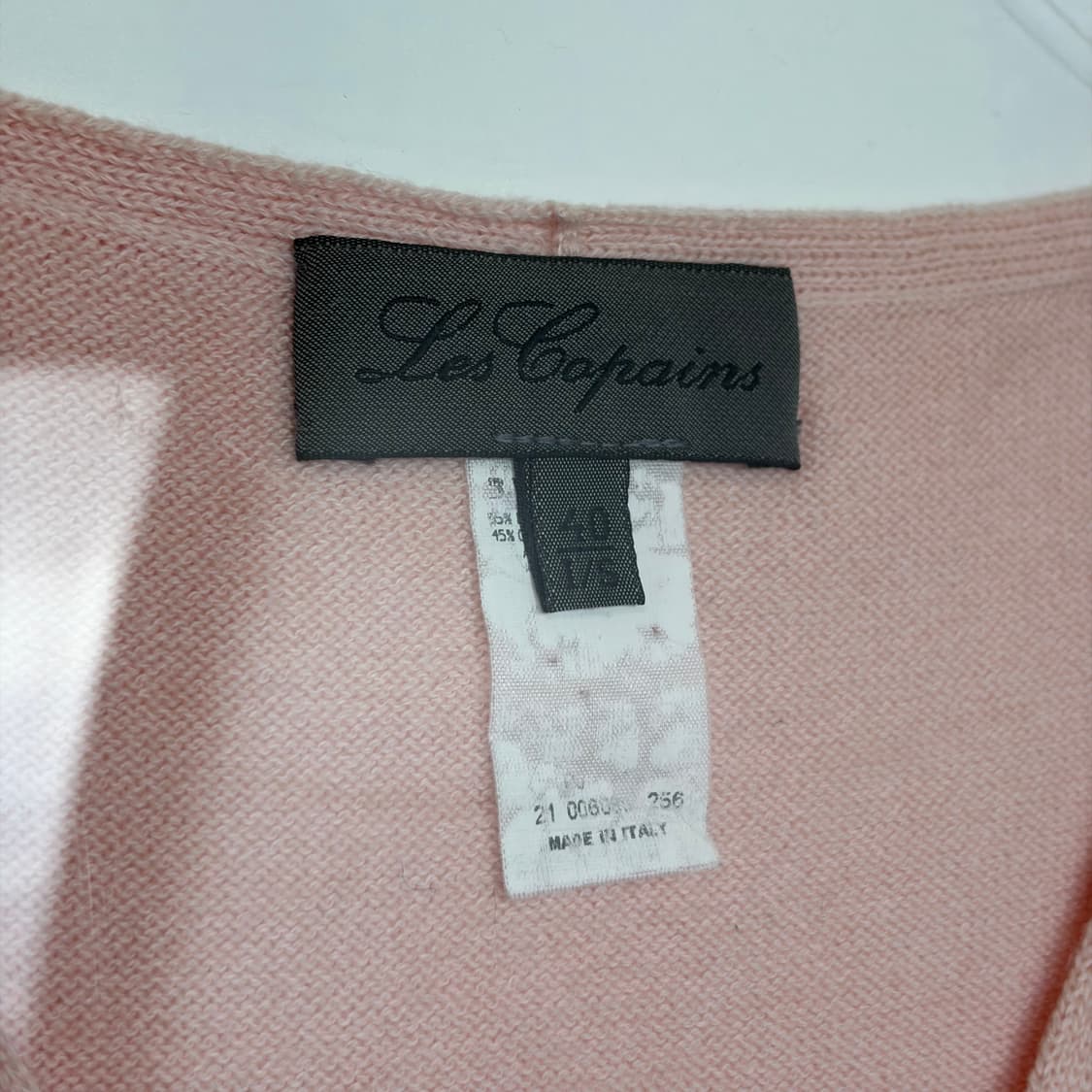 Les copains 르코팽 니트 베스트 조끼 슬리브리스 민소매 티셔츠 상품이미지3