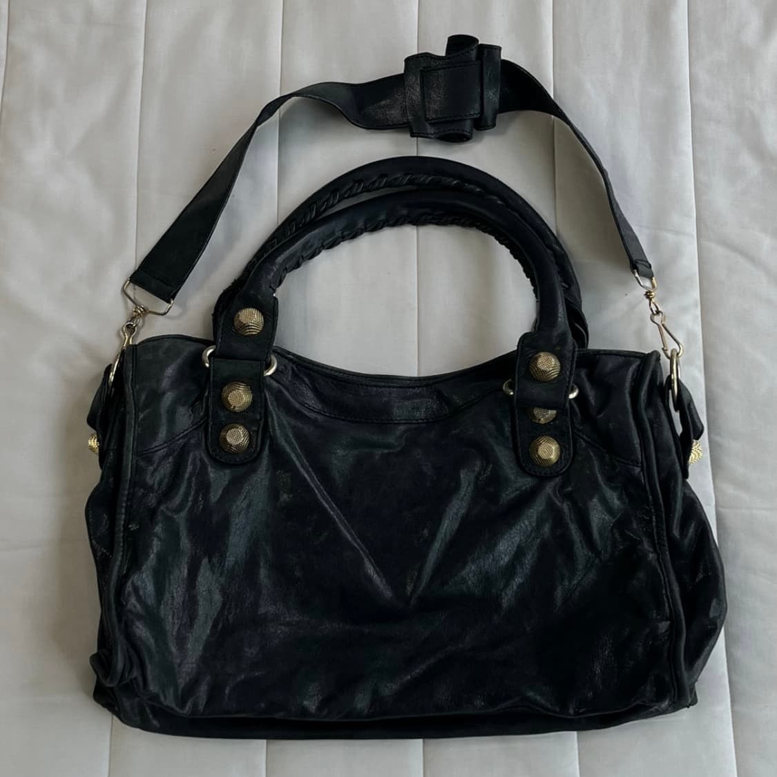 발렌시아가 모터백 블랙 상품이미지2