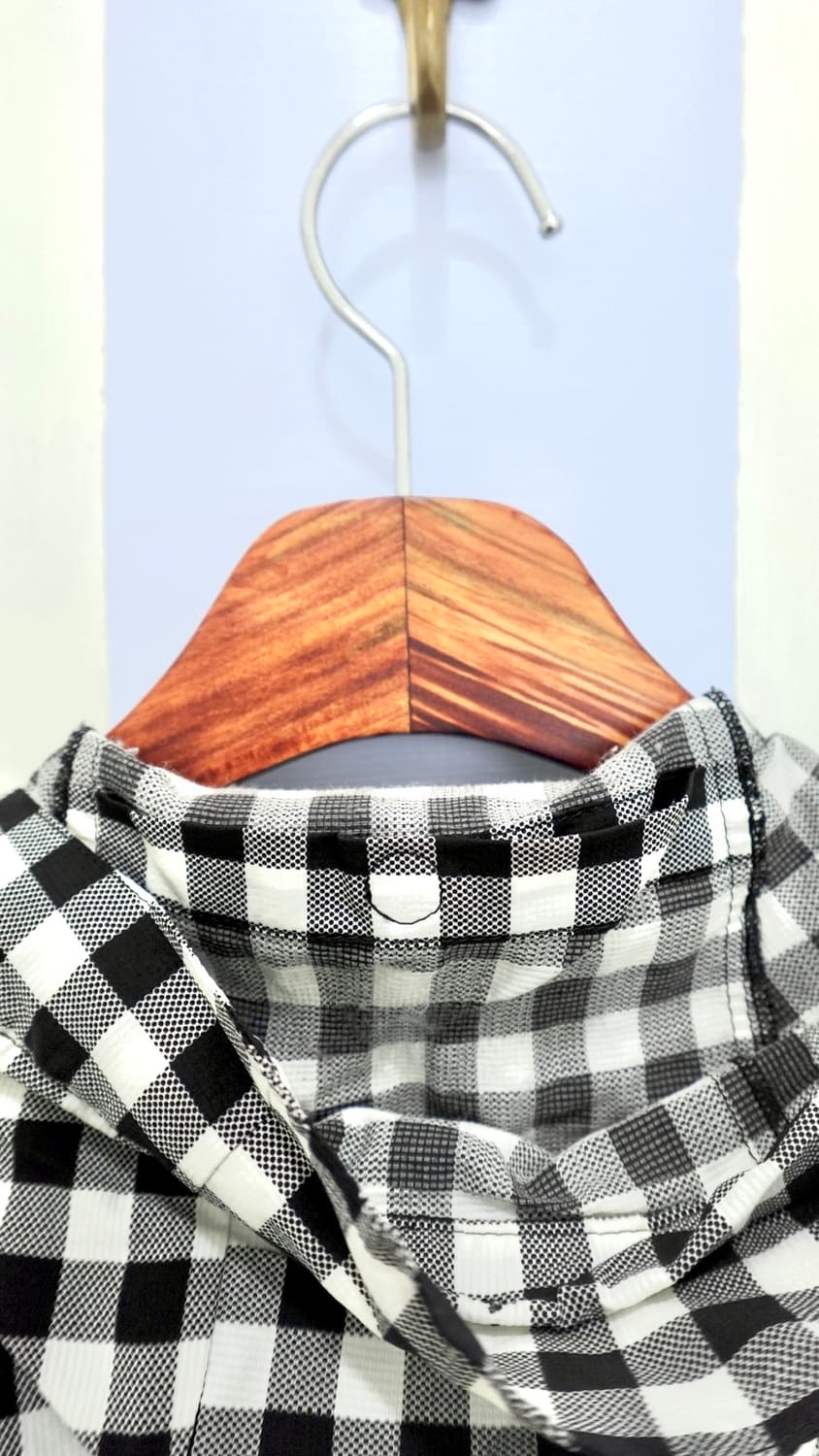 노스페이스 깅엄체크 바람막이 (희귀) 상품이미지7
