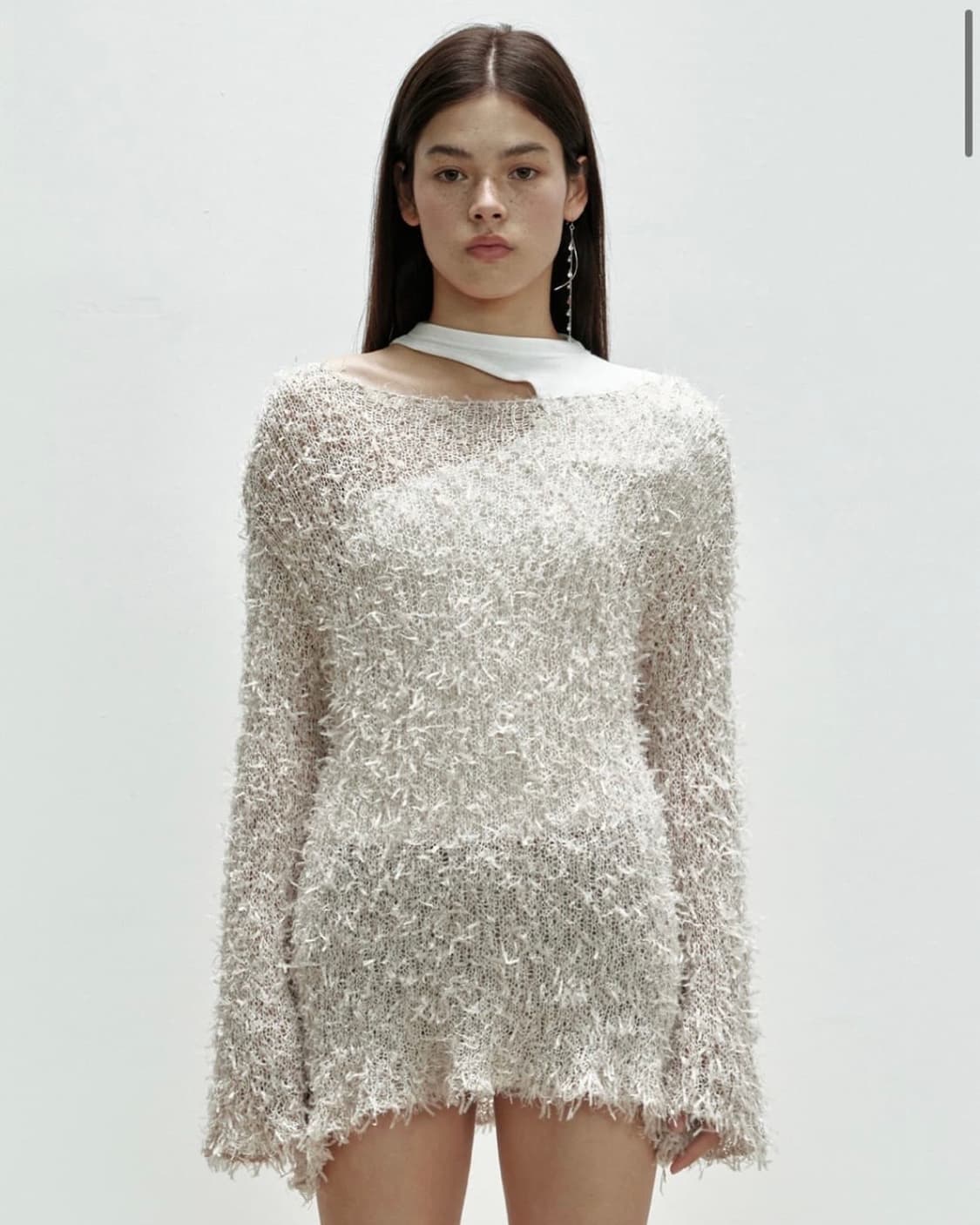 CERRIC FRINGE DROP KNIT 상품이미지1