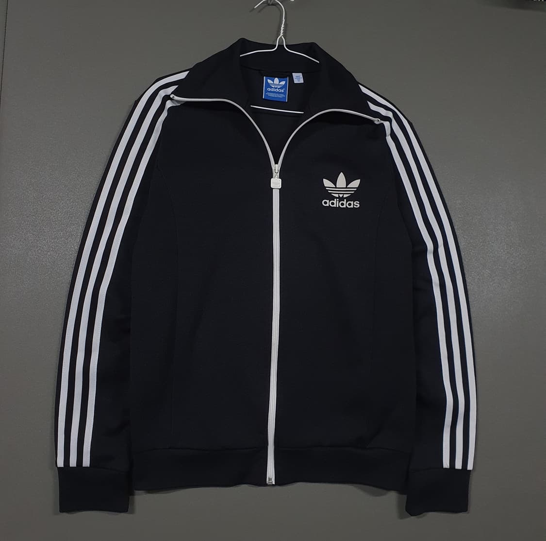 95 (M) 아디다스 유로파 파이어버드 트랙탑 져지 자켓 희귀 벨벳 블랙 상품이미지1