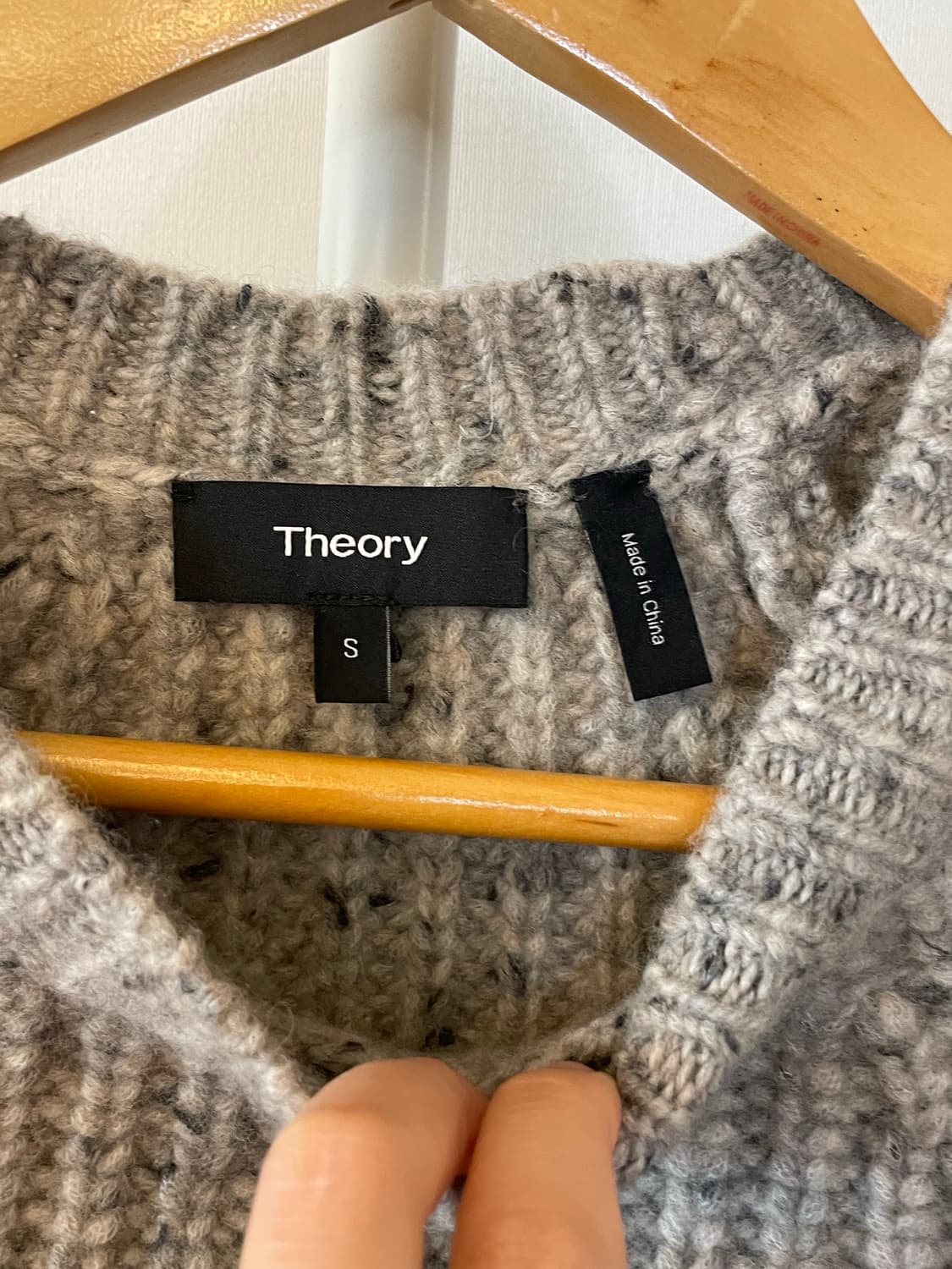 Theory 울 니트 스웨터 S 상품이미지3
