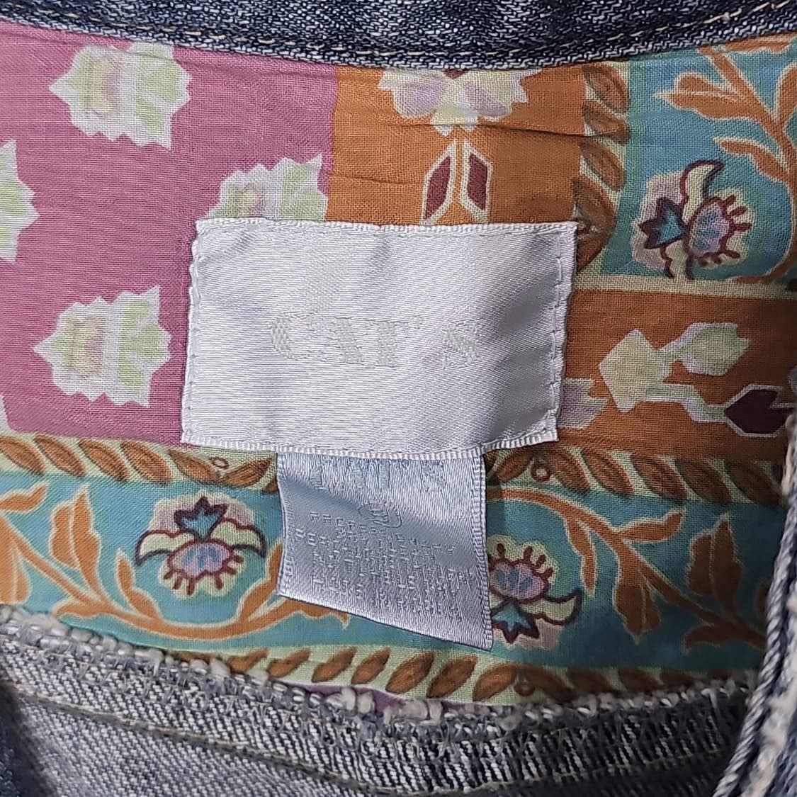 XS CAT'S 데님 레드 자켓 상품이미지5