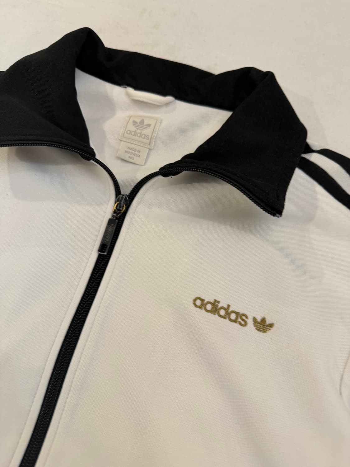 초희귀) 00s 아디다스 OG 베켄바우어 트랙탑 져지 오레오 상품이미지2