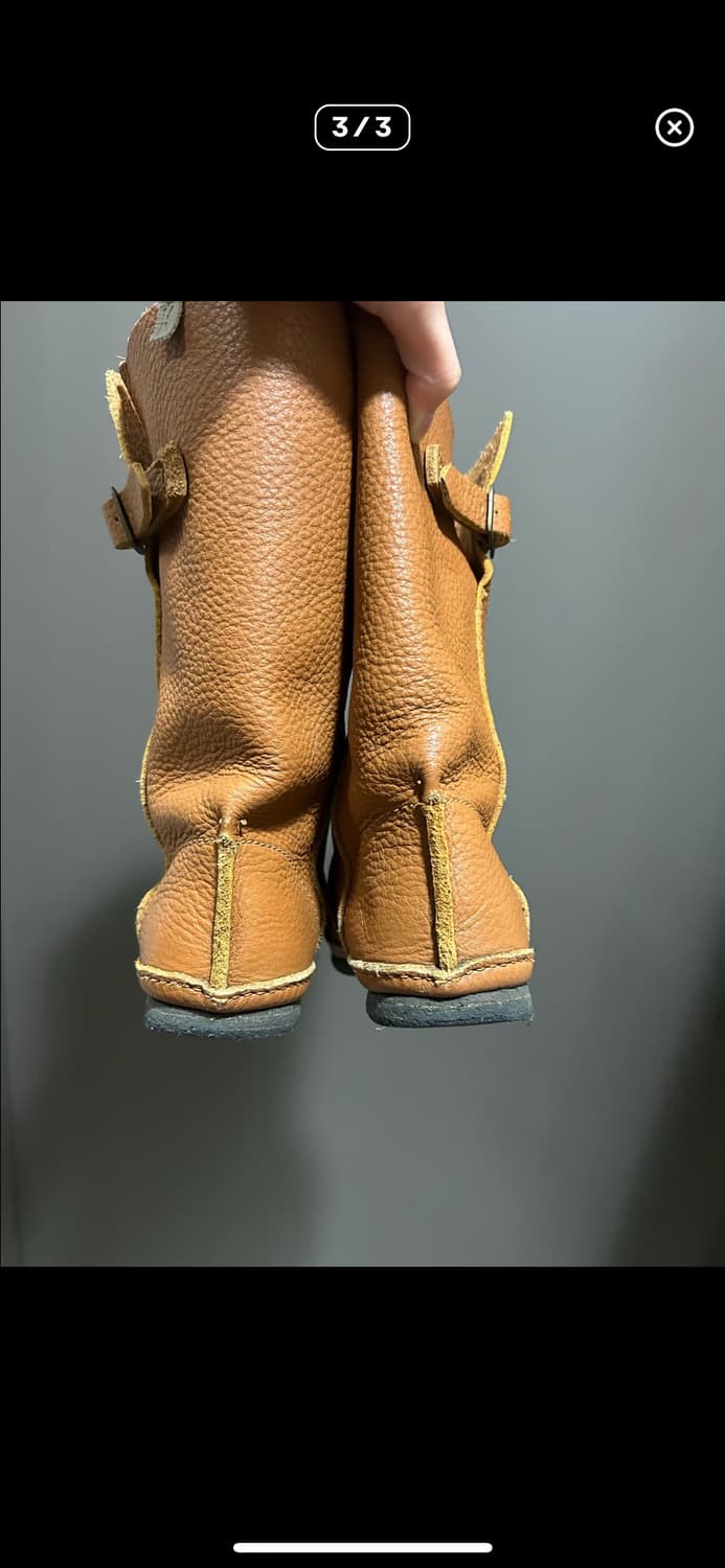 꼼데가르송st 브라운 빈티지 부츠 상품이미지3