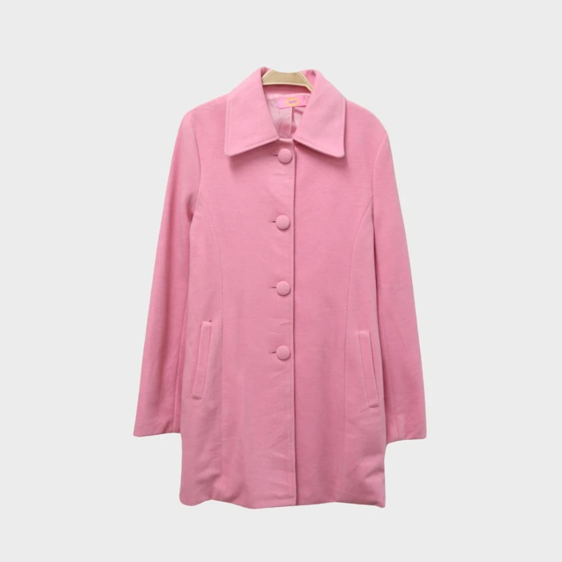 EPEE 핑크 딸기우유 히메갸루 울 혼방 미디 코트 62015 상품이미지1