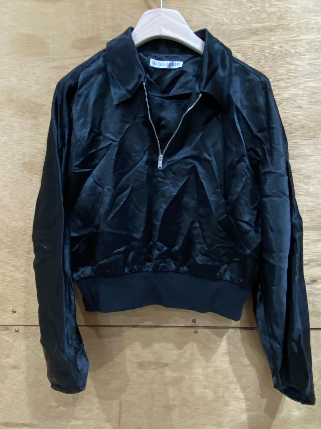 메종 마레 블랙 반집업 36사이즈 상품이미지1