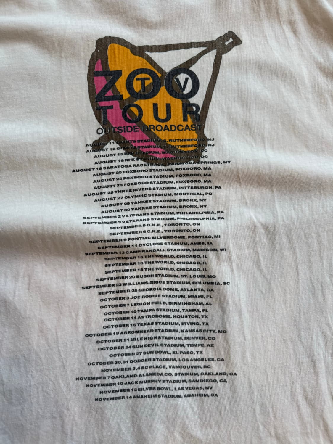 [XL] 90s U2 투어 티셔츠 상품이미지6