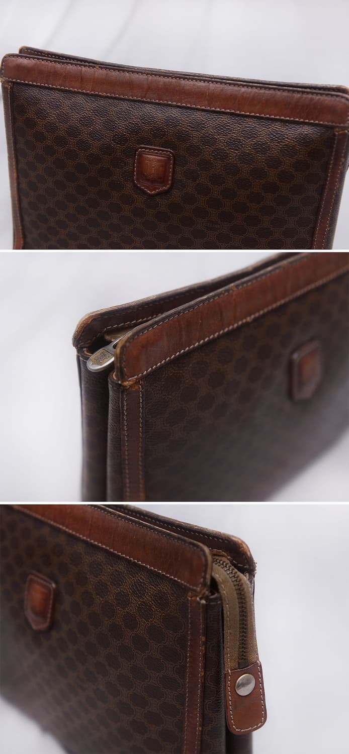 셀린느 (CELINE) 클래식 올드 마카담 모노그램 클러치백 상품이미지6