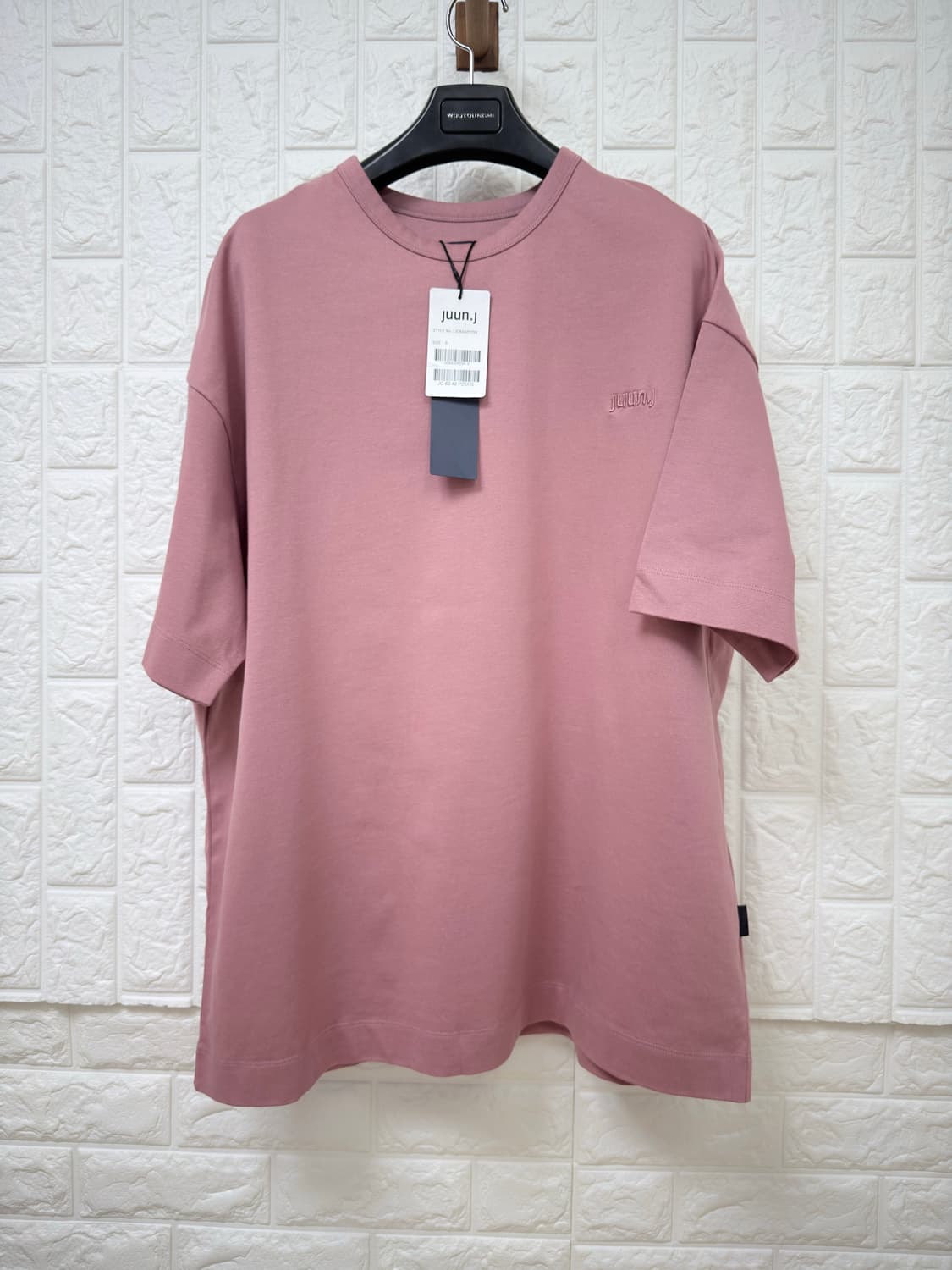 (26ss새상품)준지 핑크 오버핏 반팔 (5장일괄 구매시 이상품 드립니다 상품이미지2