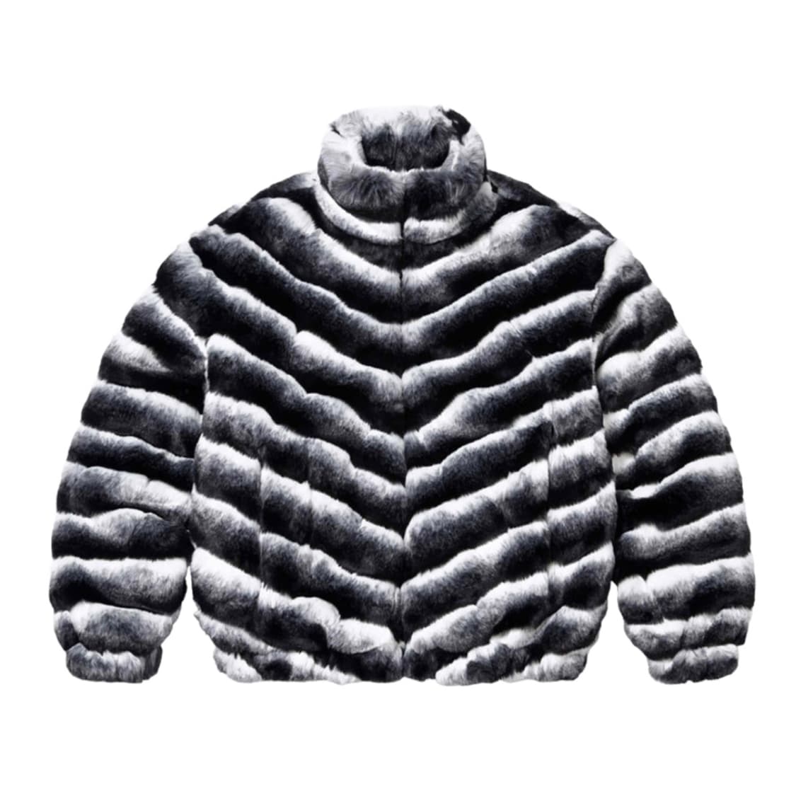 슈프림 포우 퍼 자켓 블랙 상품이미지1