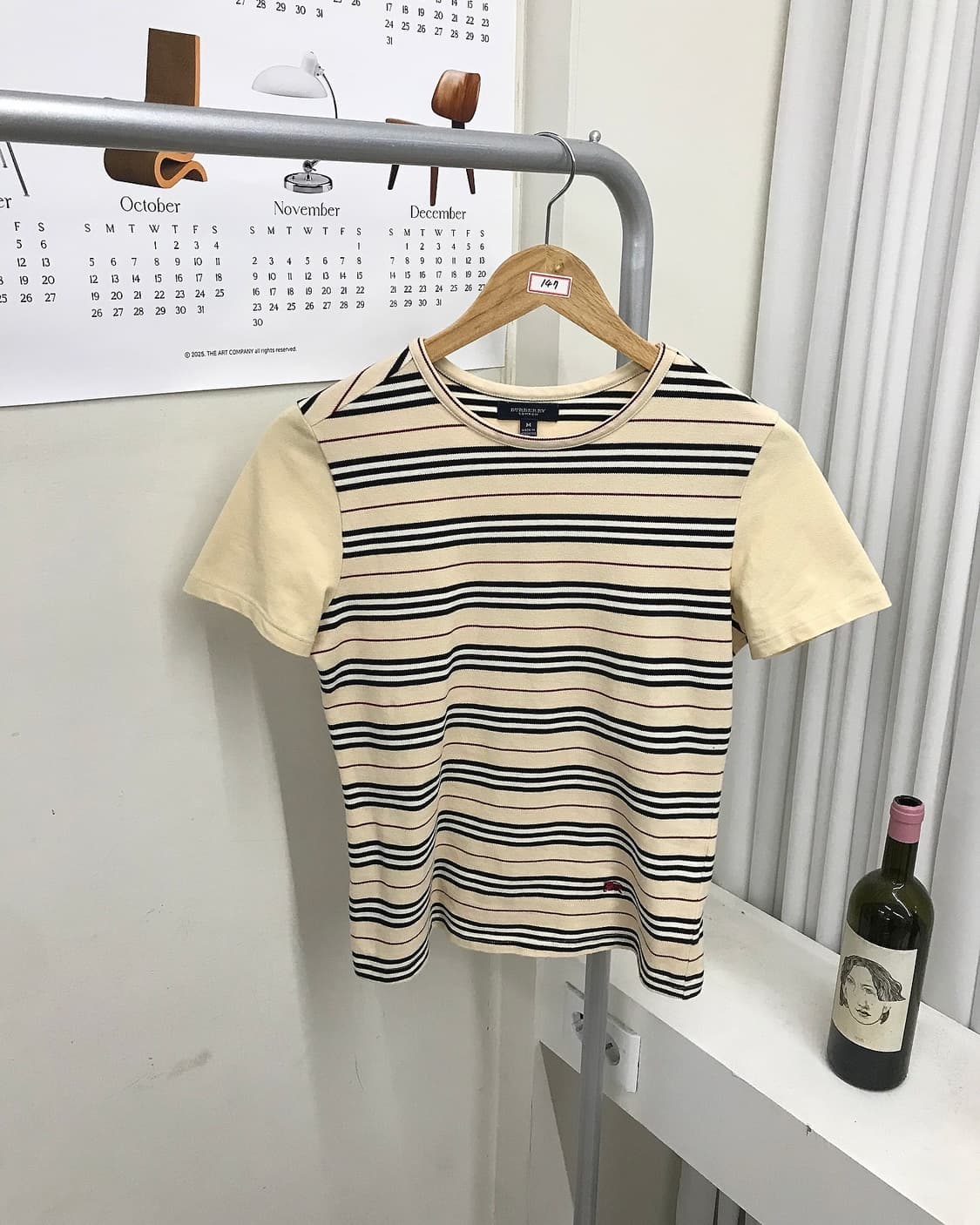 버버리 로고 단가라 빈팔티 상품이미지1